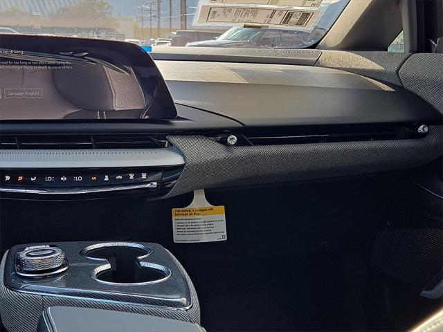 new 2025 Cadillac OPTIQ car, priced at $56,215