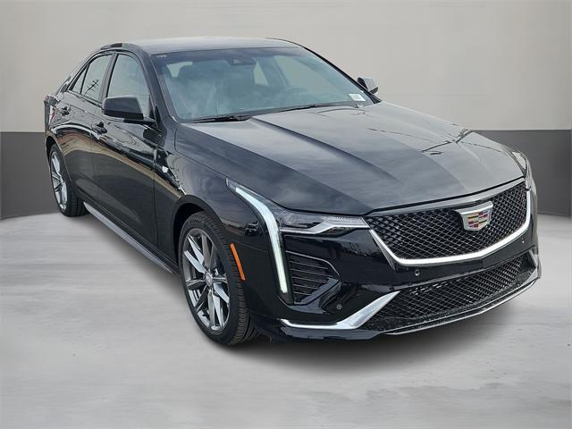 new 2025 Cadillac CT4 car, priced at $45,190