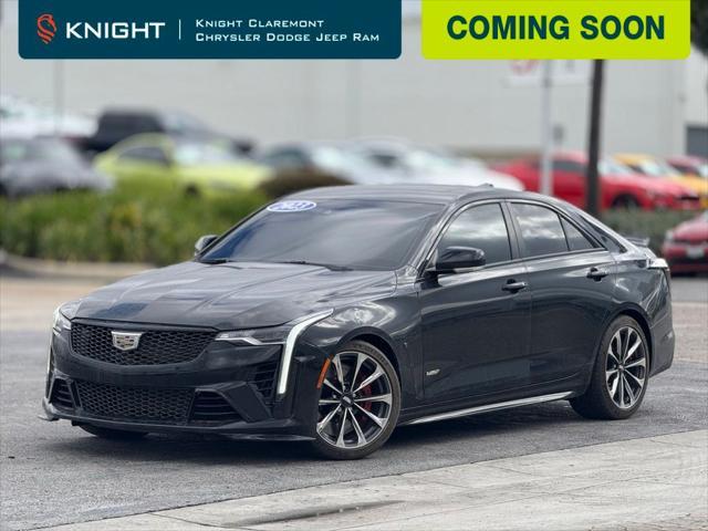 used 2023 Cadillac CT4-V car, priced at $58,495