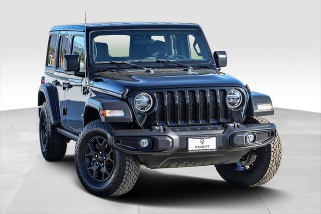 used 2021 Jeep Wrangler car, priced at $29,195