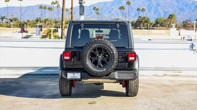 used 2021 Jeep Wrangler car, priced at $29,195