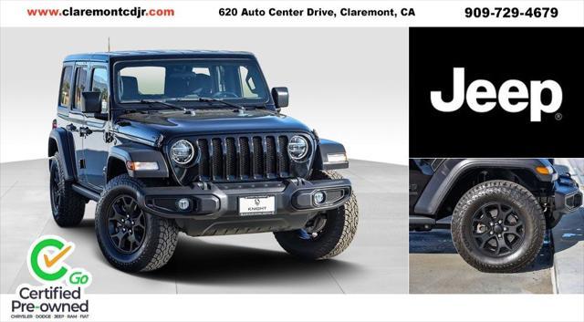 used 2021 Jeep Wrangler car, priced at $29,195