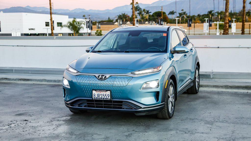 used 2019 Hyundai Kona EV car, priced at $15,495