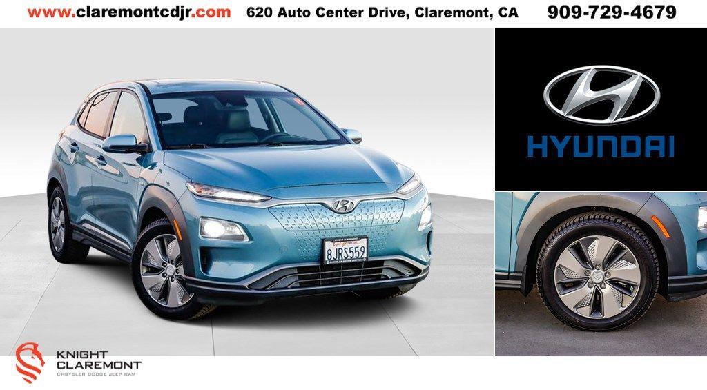 used 2019 Hyundai Kona EV car, priced at $15,495