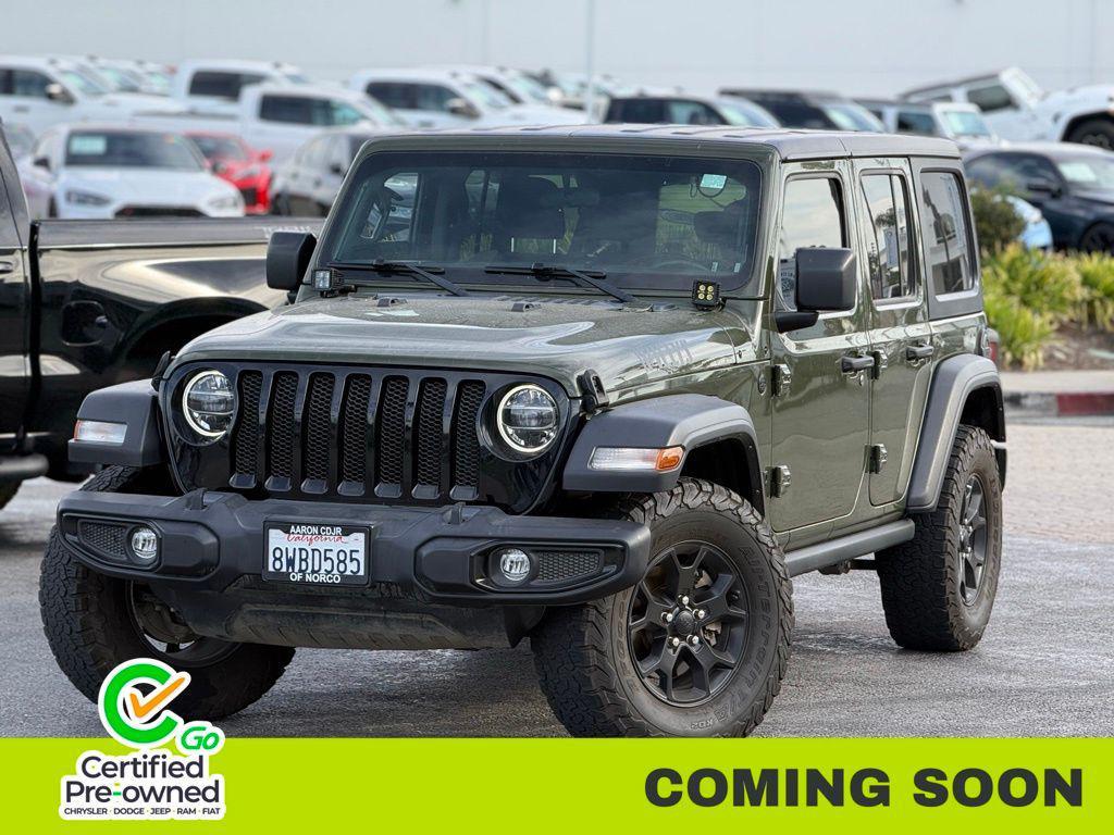 used 2021 Jeep Wrangler car, priced at $25,995