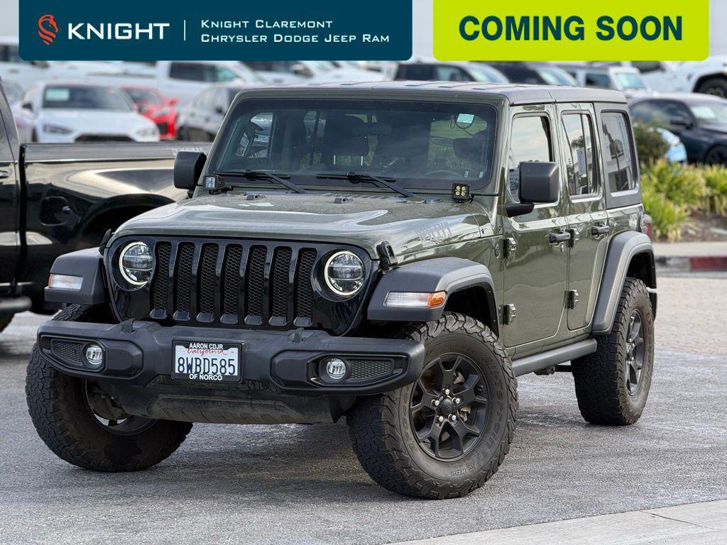 used 2021 Jeep Wrangler car, priced at $27,495