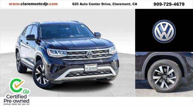 used 2022 Volkswagen Atlas Cross Sport car, priced at $22,888