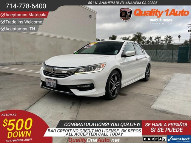 used 2017 Honda Accord car, priced at $14,988