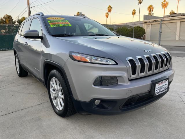 used 2015 Jeep Cherokee car, priced at $13,587