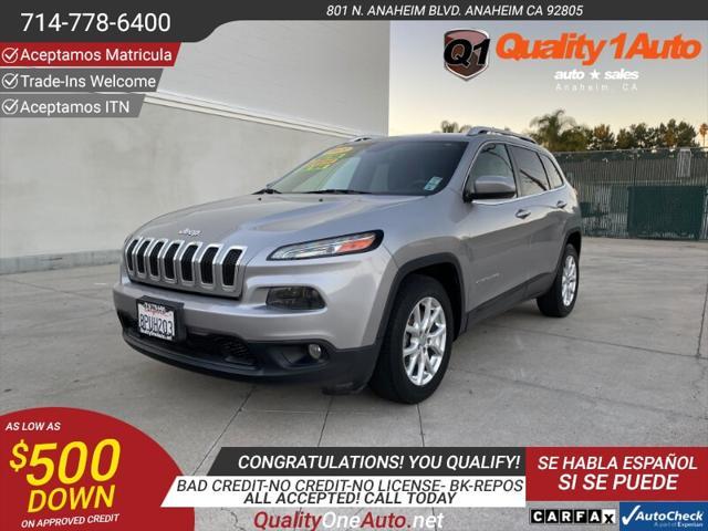 used 2015 Jeep Cherokee car, priced at $13,587