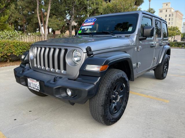 used 2018 Jeep Wrangler Unlimited car, priced at $23,588