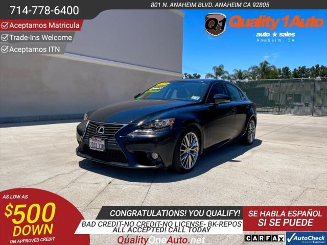used 2014 Lexus IS 250 car, priced at $18,587