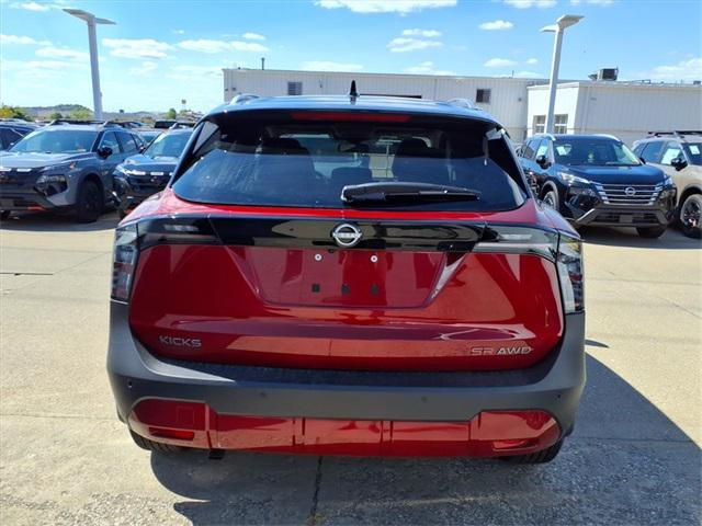 new 2025 Nissan Kicks car, priced at $31,437