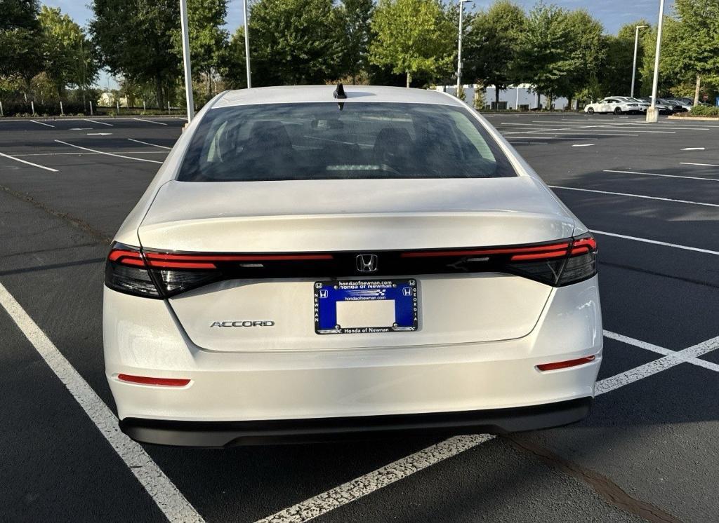 new 2025 Honda Accord car, priced at $30,750