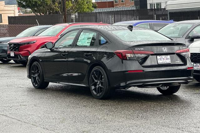 new 2025 Honda Civic Hybrid car, priced at $30,100