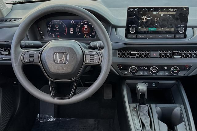 new 2025 Honda Accord car, priced at $32,110