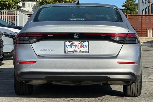 new 2025 Honda Accord car, priced at $31,710