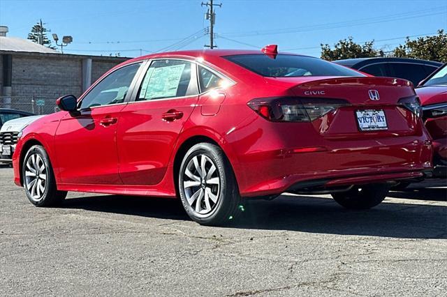 new 2025 Honda Civic car, priced at $25,400