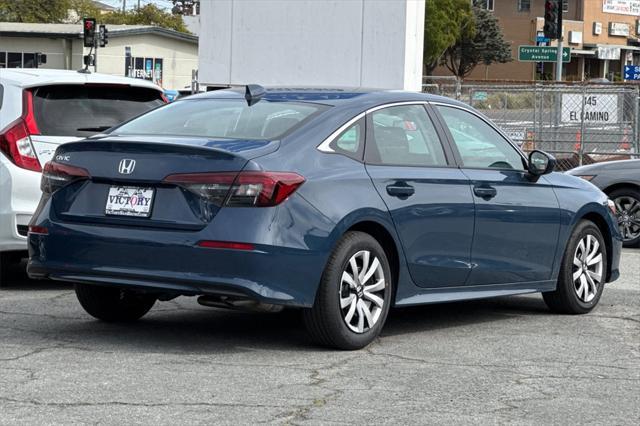 new 2025 Honda Civic car, priced at $25,855