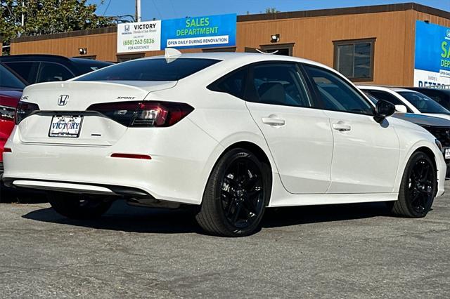 new 2025 Honda Civic Hybrid car, priced at $30,555