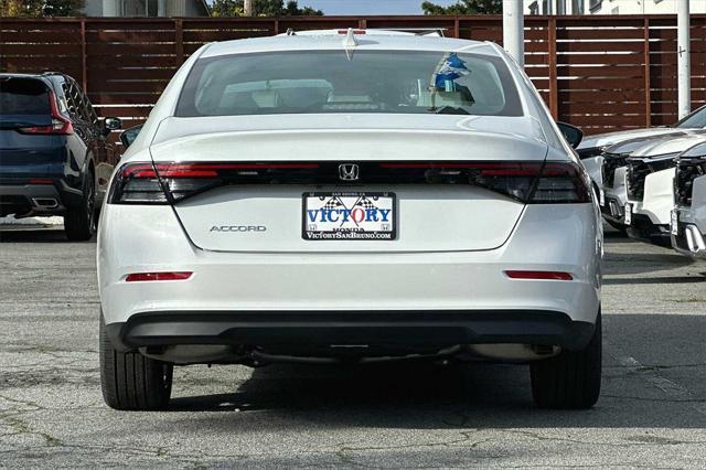 new 2024 Honda Accord car, priced at $29,445