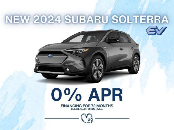 new 2024 Subaru Solterra car, priced at $51,486