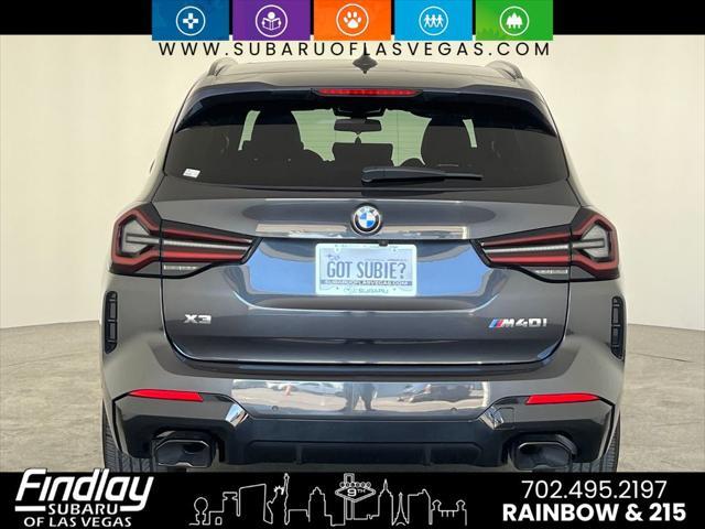 used 2022 BMW X3 car, priced at $47,502