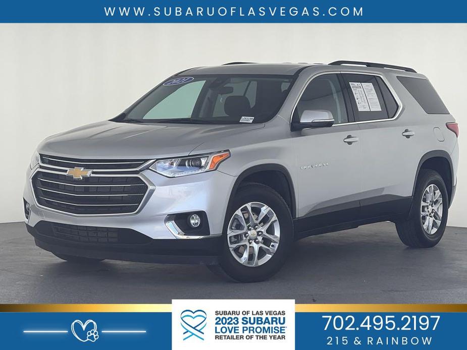 used 2021 Chevrolet Traverse car, priced at $29,696