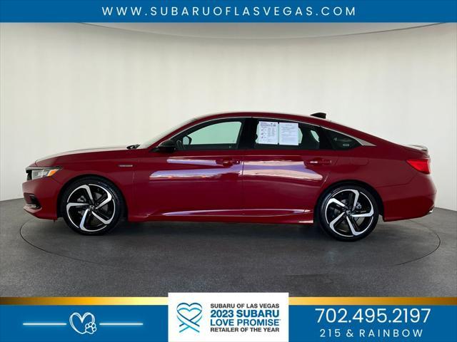 used 2022 Honda Accord Hybrid car, priced at $25,911