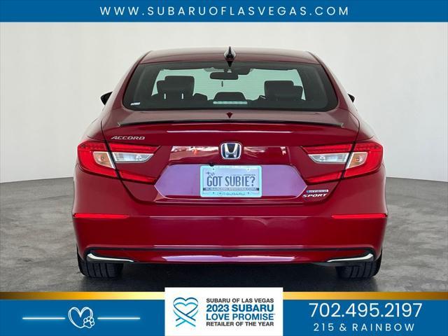 used 2022 Honda Accord Hybrid car, priced at $25,911