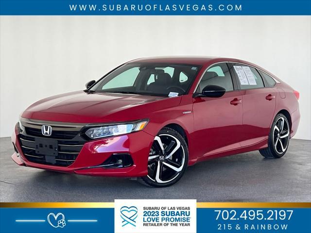 used 2022 Honda Accord Hybrid car, priced at $25,911