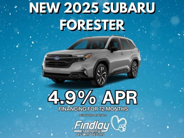 new 2025 Subaru Forester car, priced at $34,912