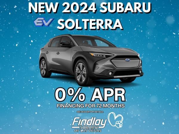 new 2024 Subaru Solterra car, priced at $42,878