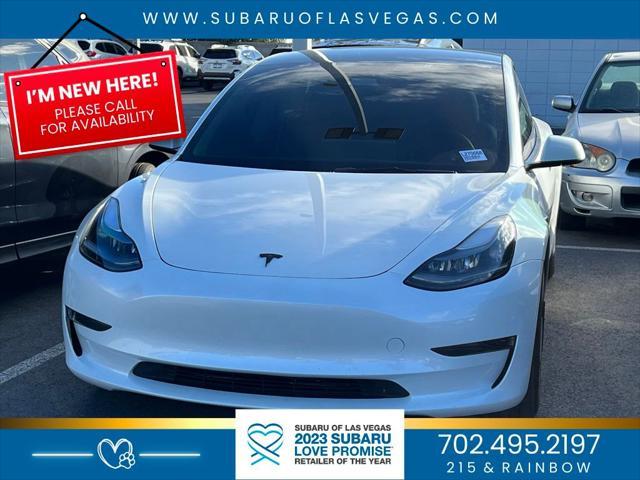 used 2023 Tesla Model 3 car, priced at $27,592