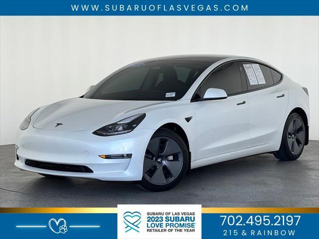 used 2023 Tesla Model 3 car, priced at $27,592