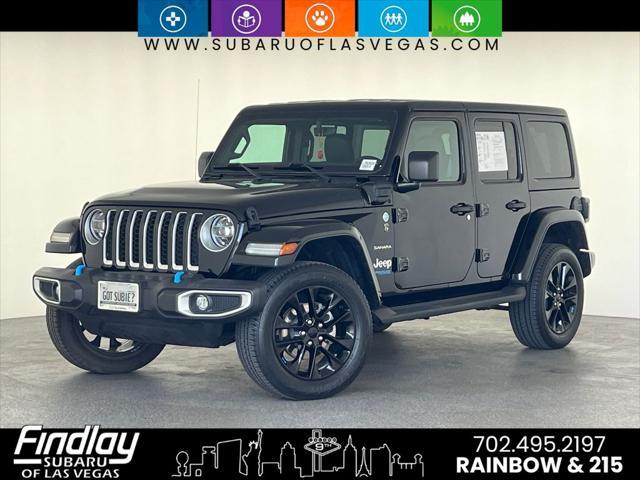 used 2022 Jeep Wrangler Unlimited 4xe car, priced at $31,948