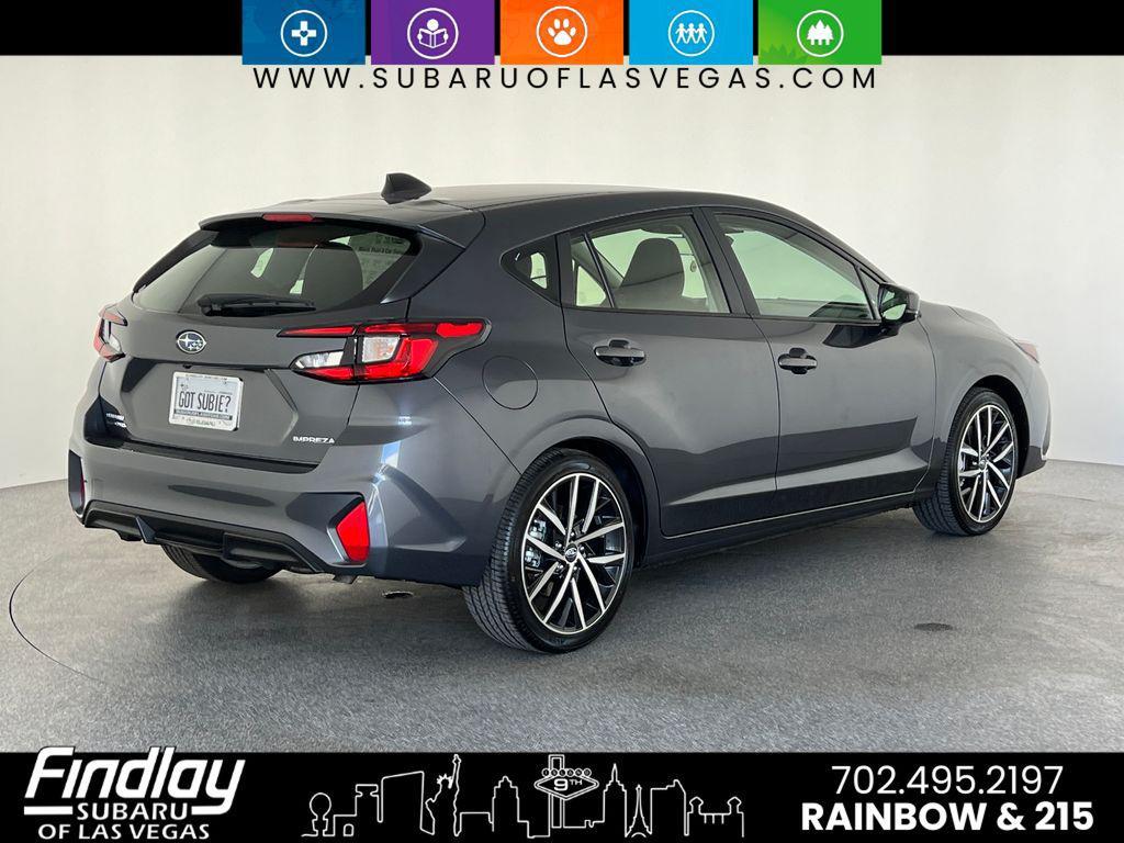 new 2025 Subaru Impreza car, priced at $28,495