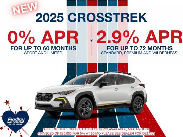 new 2025 Subaru Crosstrek car, priced at $34,547