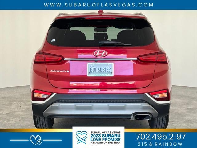 used 2019 Hyundai Santa Fe car, priced at $18,674