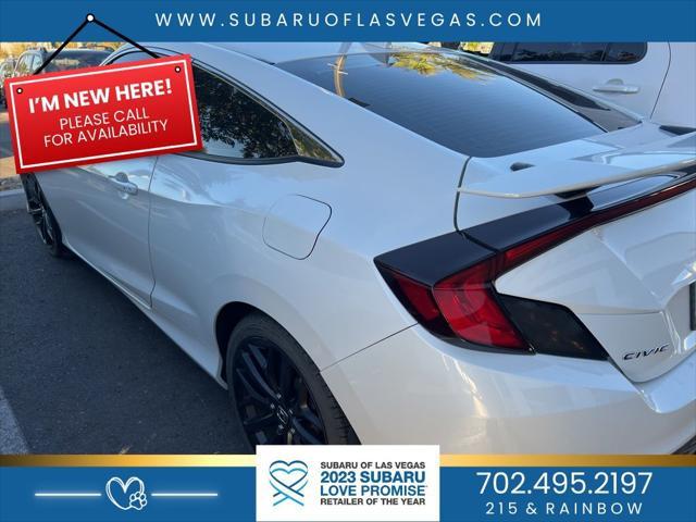 used 2020 Honda Civic Si car, priced at $24,499