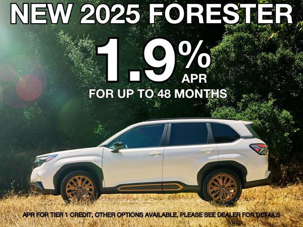 new 2025 Subaru Forester car, priced at $37,570