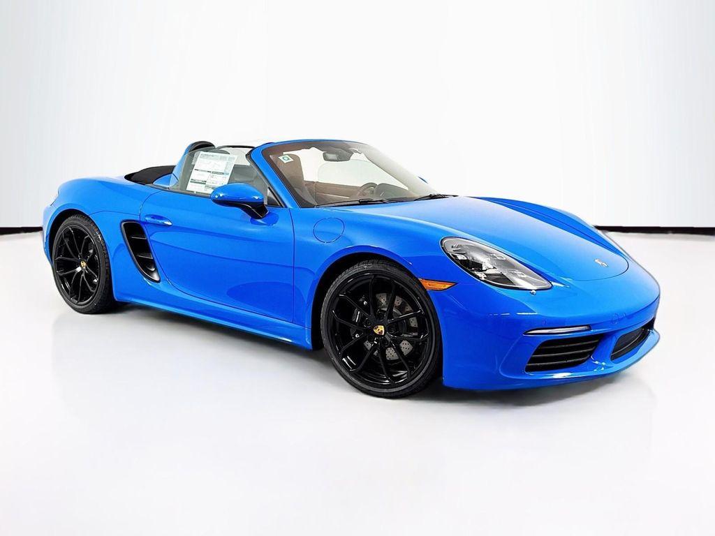 new 2025 Porsche 718 Boxster car, priced at $98,585