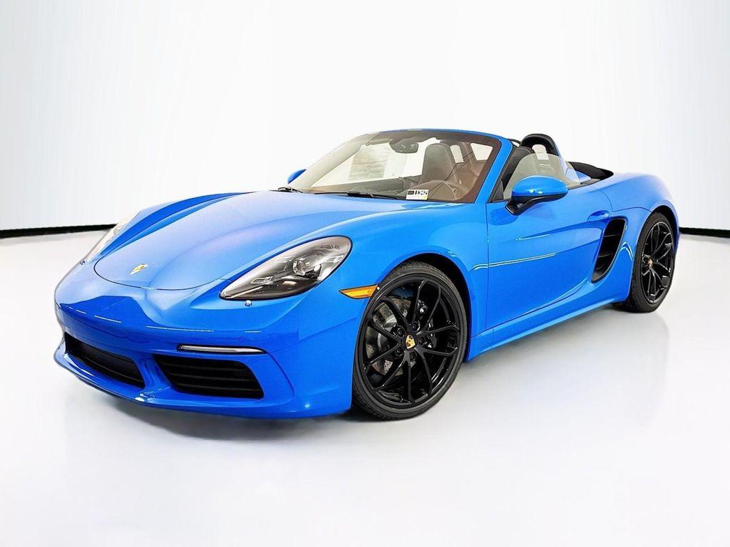 new 2025 Porsche 718 Boxster car, priced at $98,585