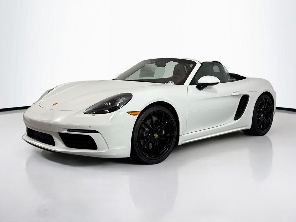 new 2025 Porsche 718 Boxster car, priced at $91,985