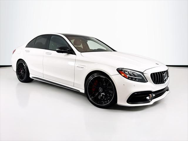 used 2020 Mercedes-Benz AMG C 63 car, priced at $54,984