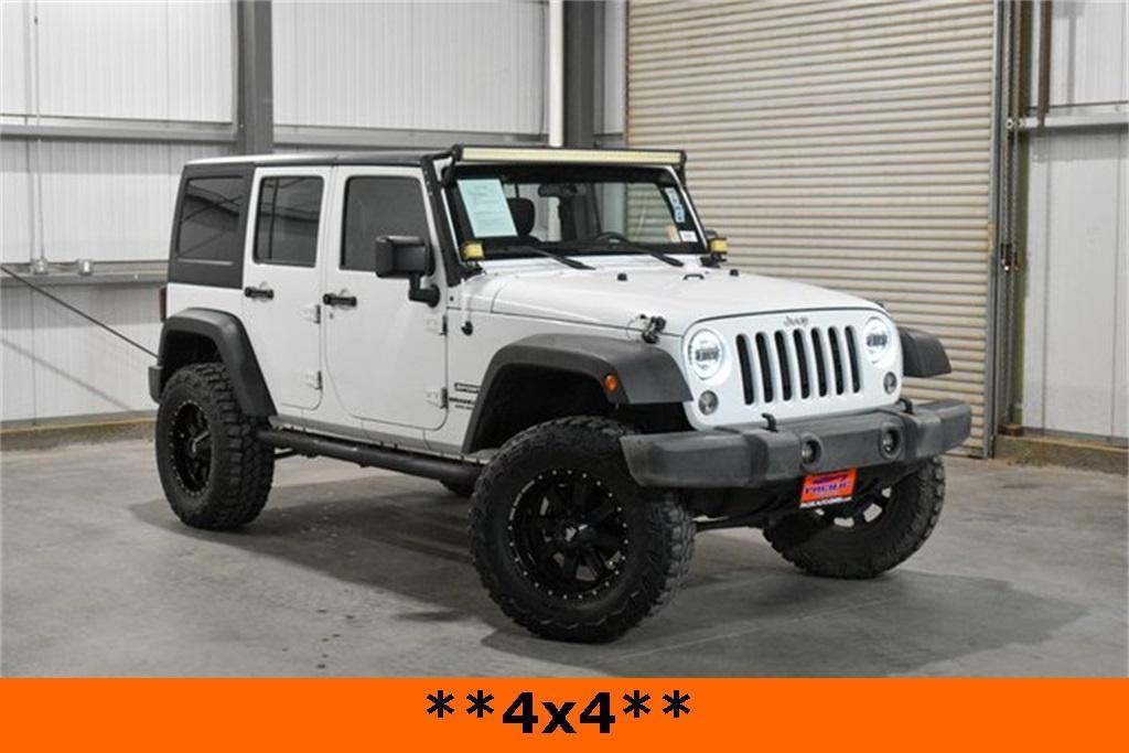 used 2015 Jeep Wrangler Unlimited car, priced at $20,995