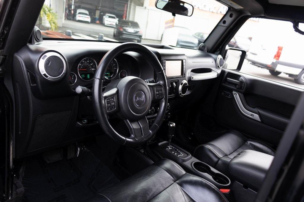 used 2012 Jeep Wrangler Unlimited car, priced at $18,995