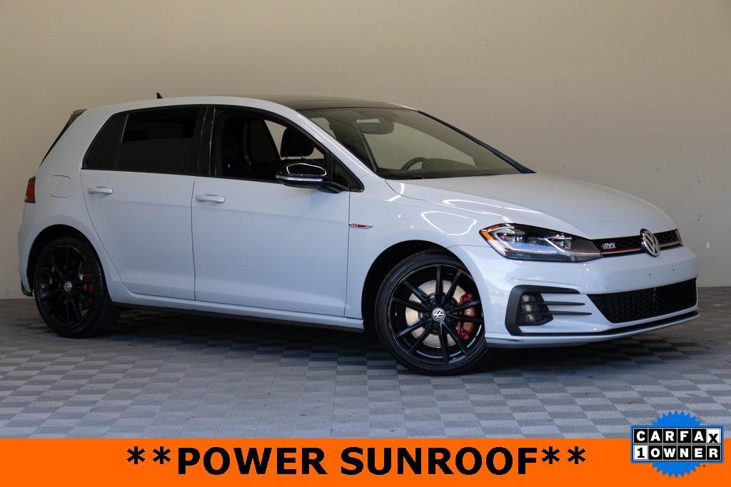 used 2021 Volkswagen Golf GTI car, priced at $24,995