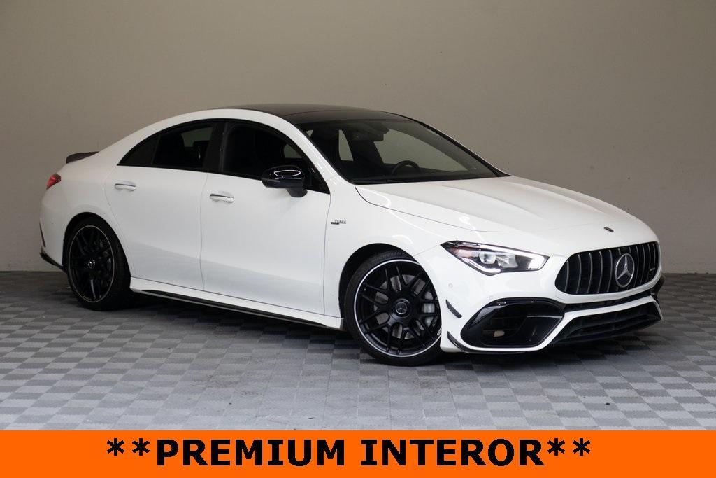 used 2021 Mercedes-Benz AMG CLA 45 car, priced at $31,995