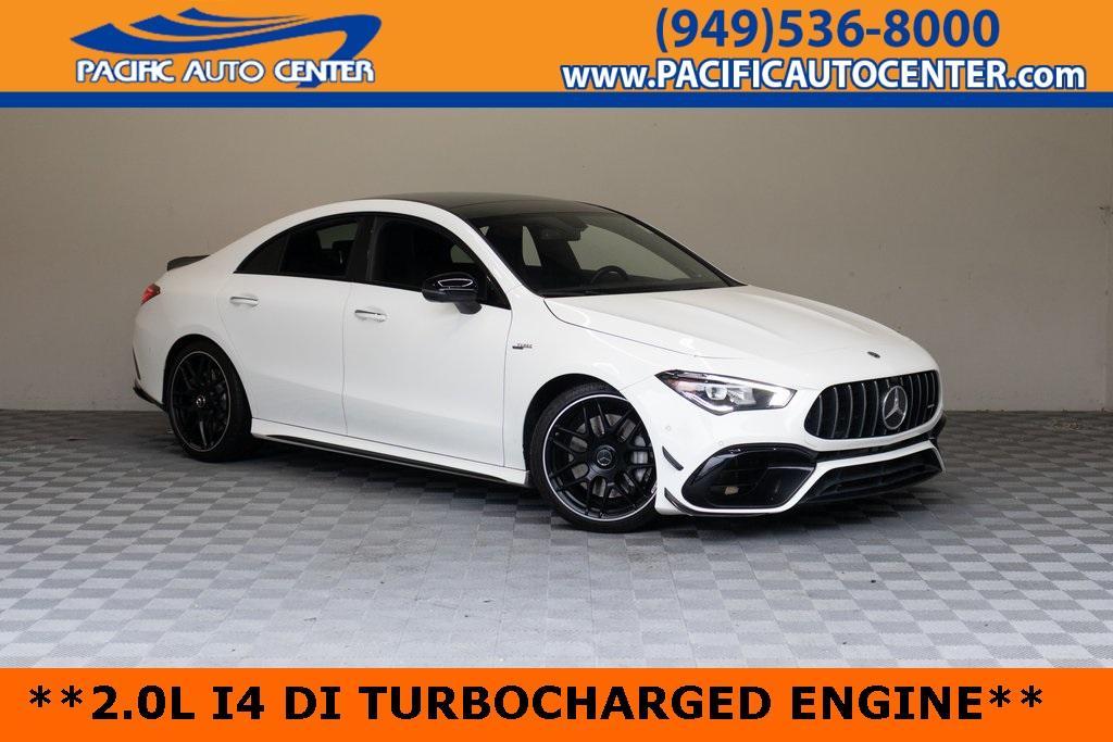 used 2021 Mercedes-Benz AMG CLA 45 car, priced at $31,995